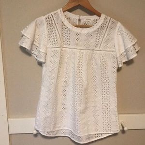 Pleione Eyelet Top